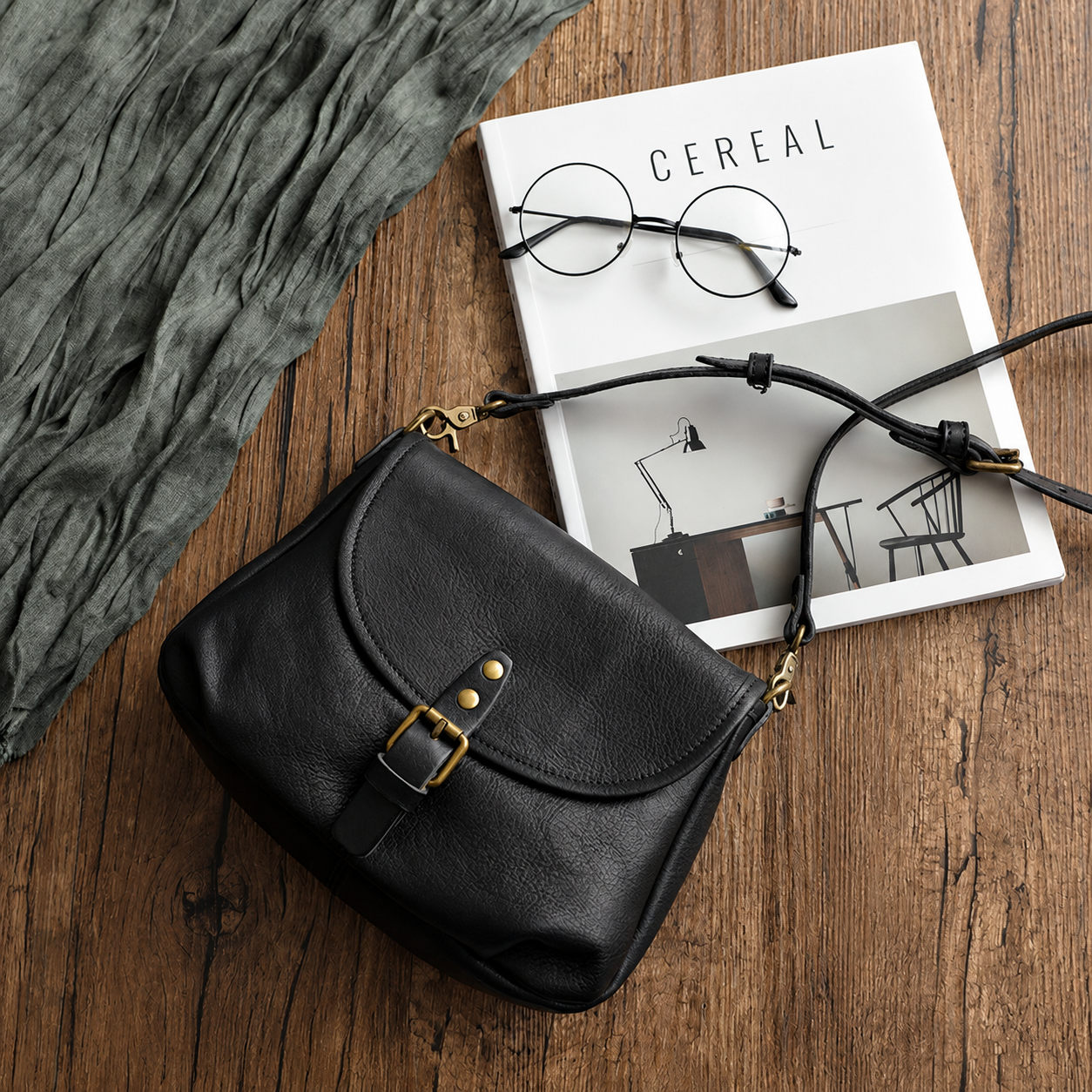 Handgefertigte Crossbody-Tasche